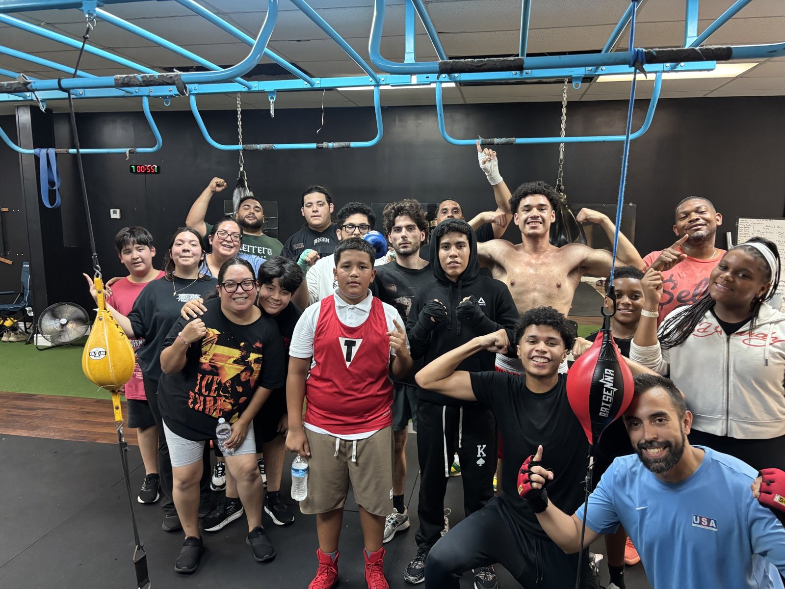 Guerrero Boxing Club members training together